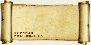 Hristina Paralatić vizit kartica